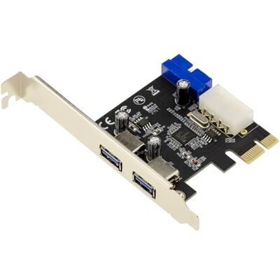 Tarjeta PCIe USB 3.0 Kalea-Informatique - 4 Puertos - Compatible Windows Tarjeta PCIe USB 3.0 Kalea-Informatique - 4 Puertos - Compatible Windows