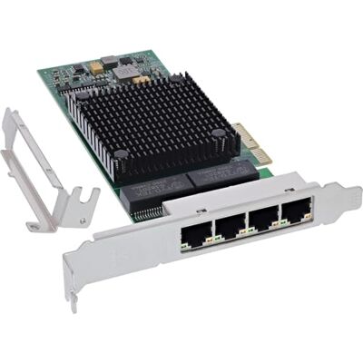 InLine ® Tarjeta de Red Quad Gigabit, 4 x RJ45 1 GB/s, PCIe x4, 51127E InLine ® Tarjeta de Red Quad Gigabit, 4 x RJ45 1 GB/s, PCIe x4, 51127E