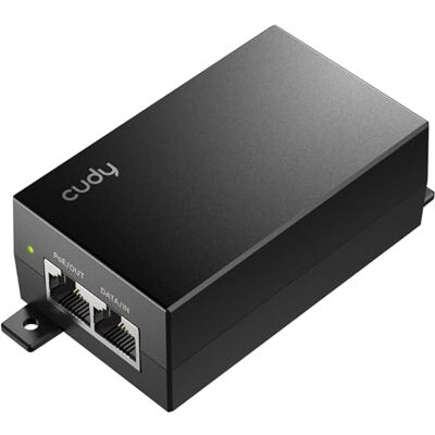 Cudy Inyector PoE pasivo de 48 V y 18 W, Gigabit, Modo B, POE48-18W Cudy Inyector PoE pasivo de 48 V y 18 W, Gigabit, Modo B, POE48-18W