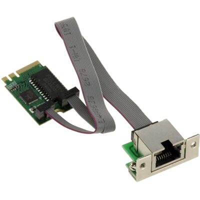 KALEA-INFORMATIQUE M2 E A Key Tarjeta controladora de Red Ethernet LAN Gigabit de un Puerto RJ45 con chipset REALTEK 8111F KALEA-INFORMATIQUE M2 E A Key Tarjeta controladora de Red Ethernet LAN Gigabit de un Puerto RJ45 con chipset REALTEK 8111F