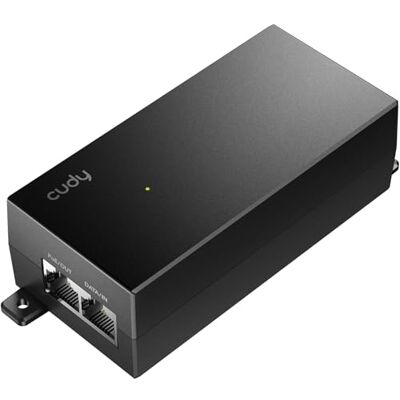 Cudy Inyector PoE pasivo de 52 V y 30 W, Gigabit, Modo B, POE52-30W Cudy Inyector PoE pasivo de 52 V y 30 W, Gigabit, Modo B, POE52-30W