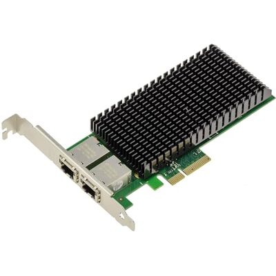 KALEA-INFORMATIQUE Tarjeta controladora de Red PCIe Gen 4.0 x4 con Doble LAN Ethernet RJ45 de 10G, 5G, 2,5G y 1G, 2 Puertos, con chipset Intel E610-XT2 KALEA-INFORMATIQUE Tarjeta controladora de Red PCIe Gen 4.0 x4 con Doble LAN Ethernet RJ45 de 10G, 5G, 2,5G y 1G, 2 Puertos, con chipset Intel E610-XT2