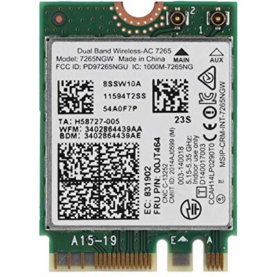 VBESTLIFE Tarjeta de Red + Bluetooth 4.0 Inalámbrico de Banda Dual AC 7265 867M para VBESTLIFE Tarjeta de Red + Bluetooth 4.0 Inalámbrico de Banda Dual AC 7265 867M para