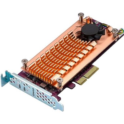 QNAP QM2-2P-244A 2-Slot PCIe Gen 2 Network Expansion Card for M.2 PCIe SSDs QNAP QM2-2P-244A 2-Slot PCIe Gen 2 Network Expansion Card for M.2 PCIe SSDs