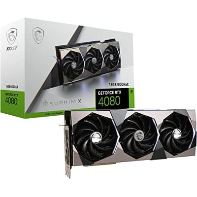 MSI Gaming GeForce RTX 4080 24GB GDRR6X 384-Bit HDMI/DP Nvlink Tri-Frozr 3 Ada Lovelace Architecture Tarjeta gráfica (RTX 4080 16GB SUPRIM X) MSI Gaming GeForce RTX 4080 24GB GDRR6X 384-Bit HDMI/DP Nvlink Tri-Frozr 3 Ada Lovelace Architecture Tarjeta gráfica (RTX 4080 16GB SUPRIM X)