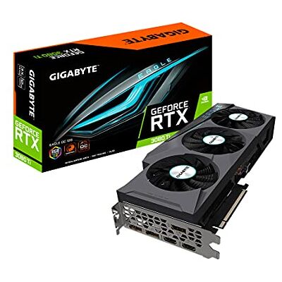 Gigabyte Tarjeta gráfica GeForce RTX 3080 Ti Eagle OC 12G, 3 Ventiladores Windforce, 12 GB 384 bits GDDR6X, GV-N308TEAGLE OC-12GD Gigabyte Tarjeta gráfica GeForce RTX 3080 Ti Eagle OC 12G, 3 Ventiladores Windforce, 12 GB 384 bits GDDR6X, GV-N308TEAGLE OC-12GD