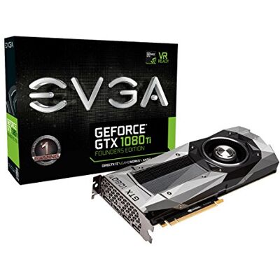 EVGA GeForce GTX 1080 Ti Founders Edition Gaming, 11GB GDDR5X, LED, DX12 OSD Support (PXOC) Tarjetas gráficas 11G-P4-6390-KR EVGA GeForce GTX 1080 Ti Founders Edition Gaming, 11GB GDDR5X, LED, DX12 OSD Support (PXOC) Tarjetas gráficas 11G-P4-6390-KR