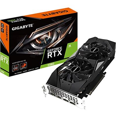 Gigabyte GV-N2060WF2OC-12GD, Negro (3304807592) Gigabyte GV-N2060WF2OC-12GD, Negro (3304807592)