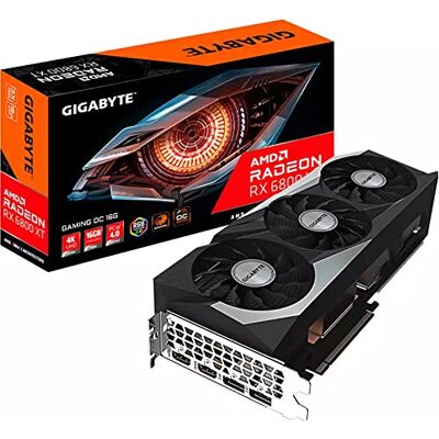 Gigabyte Radeon RX 6800 XT Gaming OC Tarjeta gráfica (16 GB) (GV-R68XTGAMING OC-16GD) Gigabyte Radeon RX 6800 XT Gaming OC Tarjeta gráfica (16 GB) (GV-R68XTGAMING OC-16GD)