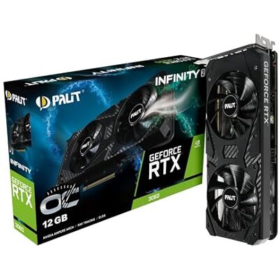 Palit Tarjeta gráfica GeForce RTX 3060 Infinity 2 OC 12 GB GDDR6 Gaming Palit Tarjeta gráfica GeForce RTX 3060 Infinity 2 OC 12 GB GDDR6 Gaming