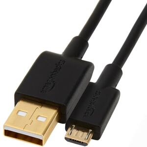 Cable USB 2.0 de Amazon Basics - 3m Negro - Datos y Carga Cable USB 2.0 de Amazon Basics - 3m Negro - Datos y Carga