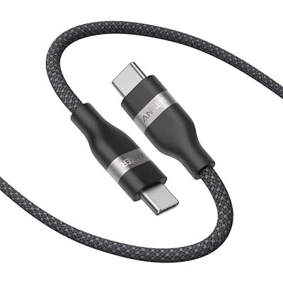 Cable USB C Anker Nano - 240W 6 ft Trenzado Reciclado Tipo C Cargador Cable USB C Anker Nano - 240W 6 ft Trenzado Reciclado Tipo C Cargador