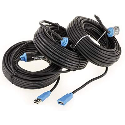 Cable de Extensión USB Kalea Informatique - 30m - Repetidor USB 2.0 Cable de Extensión USB Kalea Informatique - 30m - Repetidor USB 2.0