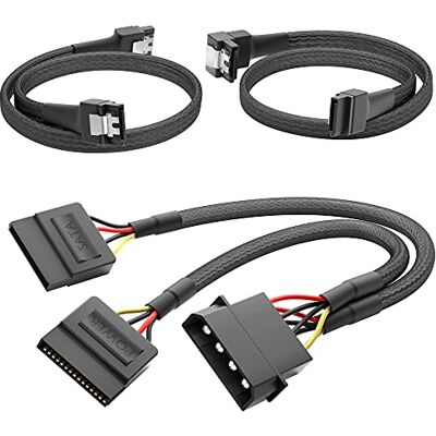 KabelDirekt Cable flexible de alimentación y datos SATA - 30cm KabelDirekt Cable flexible de alimentación y datos SATA - 30cm