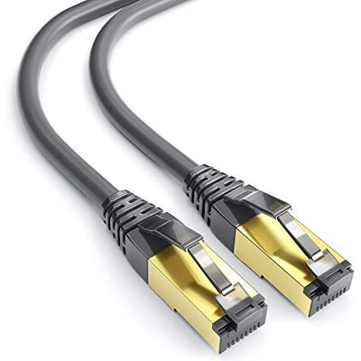 Mumbi - CAT8 5m - Shielded - RJ45 - Cable Ethernet Mumbi - CAT8 5m - Shielded - RJ45 - Cable Ethernet