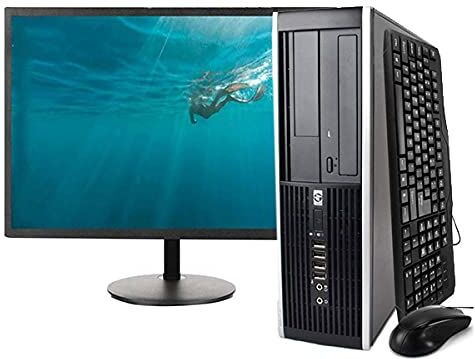 Generico Estación Bundle informática PC + monitor + kit teclado ratón intel i5/8 GB RAM/500 disco duro/DVD - ROM Windows 10 Pro (reacondicionado certificado), negro