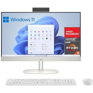 HP All-in-One 27-cr0007ss Ordenador de sobremesa 27" Full HD con cámara, Teclado y ratón inalámbricos (AMD Ryzen 5 7520U, 16GB RAM, 512GB SSD, Windows 11 Home) Blanco HP All-in-One 27-cr0007ss Ordenador de sobremesa 27" Full HD con cámara, Teclado y ratón inalámbricos (AMD Ryzen 5 7520U, 16GB RAM, 512GB SSD, Windows 11 Home) Blanco