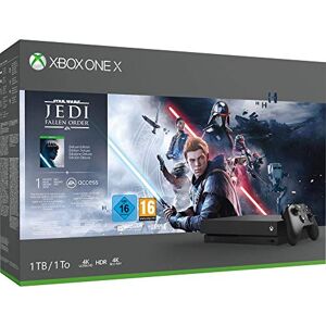 Microsoft Consola 1 TB, Mando Inalámbrico + Star Wars Jedi: Fallen Order (Xbox One X)