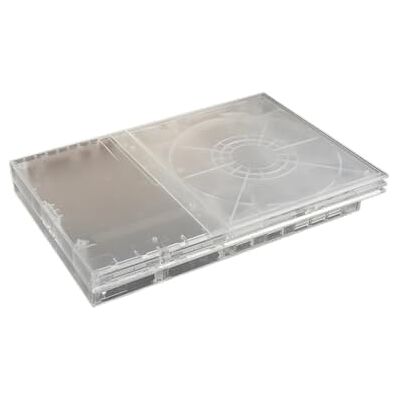 Cadfghjk Carcasa De Repuesto Transparente For Consola PS2 Slim, Carcasa Transparente, Caja Protectora, Aspecto Moderno(7XXXX-Tran White) Cadfghjk Carcasa De Repuesto Transparente For Consola PS2 Slim, Carcasa Transparente, Caja Protectora, Aspecto Moderno(7XXXX-Tran White)