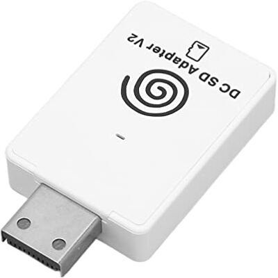 Jelquix Adaptador de Lector de Tarjetas de Memoria Indicador LED Profesional para Dreamcast con Memoria de 128GB para Accesorios de Consola de Juegos Jelquix Adaptador de Lector de Tarjetas de Memoria Indicador LED Profesional para Dreamcast con Memoria de 128GB para Accesorios de Consola de Juegos
