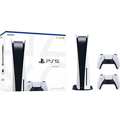 Playstation Consola, Incluye 2 Mandos Dualsense Compatible para Sony 5 Versión Disco Playstation Consola, Incluye 2 Mandos Dualsense Compatible para Sony 5 Versión Disco