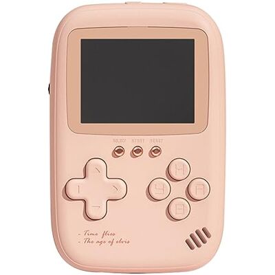 GOSIA Mini Consola de Juegos PSP PortáTil Retro con Doble USB de 10000 Mah, BateríA Externa de 2,8 Pulgadas, Color Rosa GOSIA Mini Consola de Juegos PSP PortáTil Retro con Doble USB de 10000 Mah, BateríA Externa de 2,8 Pulgadas, Color Rosa