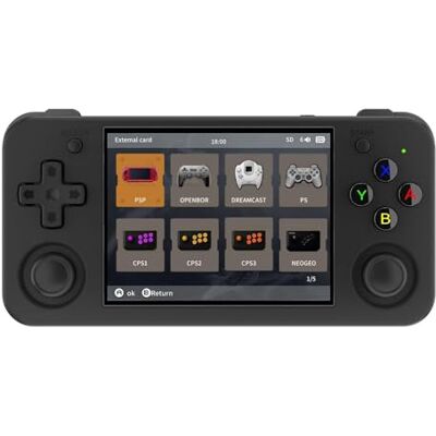 NITEBEAM ANBERNIC RG35XX H Consola de Juegos portátil Retro, Tarjeta 64G, 5400+ Juegos NITEBEAM ANBERNIC RG35XX H Consola de Juegos portátil Retro, Tarjeta 64G, 5400+ Juegos