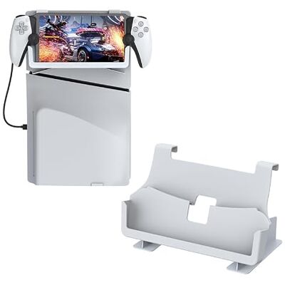 Genérico Soporte Colgante Base Para PS5 Portal, Consola Lateral Colgante Gancho Soporte de Exhibición Soporte de Almacenamiento Colgador en el Host para PS5/PS5 Slim Genérico Soporte Colgante Base Para PS5 Portal, Consola Lateral Colgante Gancho Soporte de Exhibición Soporte de Almacenamiento Colgador en el Host para PS5/PS5 Slim
