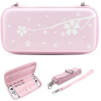 Mytrix Funda de Transporte Compatible con Consola Nintendo Switch/OLED/Lite, Accesorios y Juegos, Funda Protectora de Viaje, Bolsa rígida portátil para niñas, Bolsa de Almacenamiento para niñas, Mytrix Funda de Transporte Compatible con Consola Nintendo Switch/OLED/Lite, Accesorios y Juegos, Funda Protectora de Viaje, Bolsa rígida portátil para niñas, Bolsa de Almacenamiento para niñas,