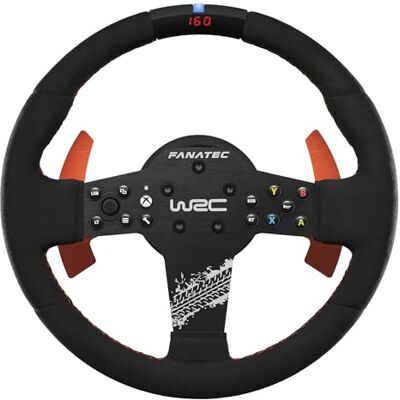 Fanatec CSL Elite Volante de Carreras Licencia Oficial WRC Rally – Recubierto de Alcantara, LED RevStripe, Levas de Cambio Extraíble, Plug y Play para PC, Xbox Series X S, Xbox One Fanatec CSL Elite Volante de Carreras Licencia Oficial WRC Rally – Recubierto de Alcantara, LED RevStripe, Levas de Cambio Extraíble, Plug y Play para PC, Xbox Series X S, Xbox One
