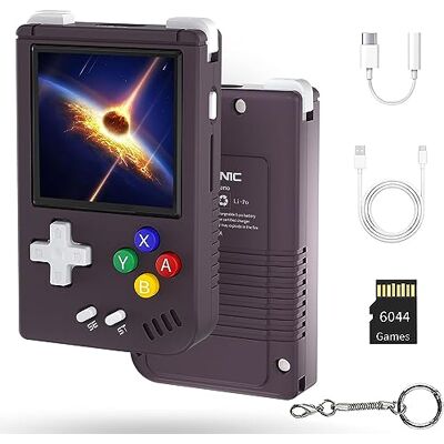 S_way RG Nano Mini Consola de Juegos Retro Portátil,Aleación de Aluminio CNC,Altavoz Hi-Fi Reproductor de Música,Pantalla IPS 1.54" 64G TF Card S_way RG Nano Mini Consola de Juegos Retro Portátil,Aleación de Aluminio CNC,Altavoz Hi-Fi Reproductor de Música,Pantalla IPS 1.54" 64G TF Card