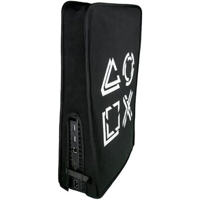 Generic Funda antipolvo consola para PS5 Slim, funda protectora impermeable antiarañazos funda antipolvo vertical para PS5 Slim Disc&Digital Console Generic Funda antipolvo consola para PS5 Slim, funda protectora impermeable antiarañazos funda antipolvo vertical para PS5 Slim Disc&Digital Console