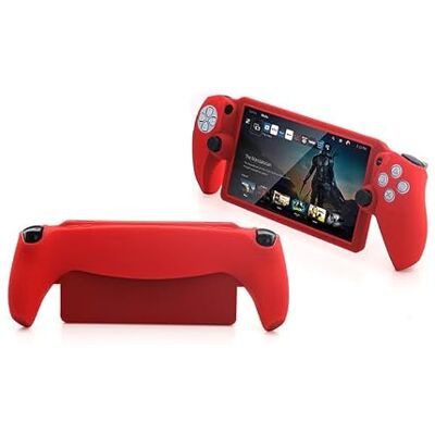 Generic Consola de Videojuegos portátil Funda Protectora Completa Funda Protectora de Silicona Suave Antideslizante antiarañazos Consola para Playstation Portal (Rojo) Generic Consola de Videojuegos portátil Funda Protectora Completa Funda Protectora de Silicona Suave Antideslizante antiarañazos Consola para Playstation Portal (Rojo)