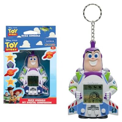 LEXIBOOK , Disney Pixar Toy Story, My Best‑E® Consola Interactiva con Pantalla LCD, Compañero Virtual Buzz Lightyear, 3 Mini‑Juegos, Juguete Portátil, Blanco, LEXIBOOK , Disney Pixar Toy Story, My Best‑E® Consola Interactiva con Pantalla LCD, Compañero Virtual Buzz Lightyear, 3 Mini‑Juegos, Juguete Portátil, Blanco,