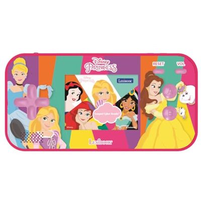 LEXIBOOK Disney Princess Cinderella Ariel Rapunzel Compact Cyber Arcade Consola de Juegos portátil, 150 Juegos, LCD, Funciona con Pilas, Rosa, LEXIBOOK Disney Princess Cinderella Ariel Rapunzel Compact Cyber Arcade Consola de Juegos portátil, 150 Juegos, LCD, Funciona con Pilas, Rosa,