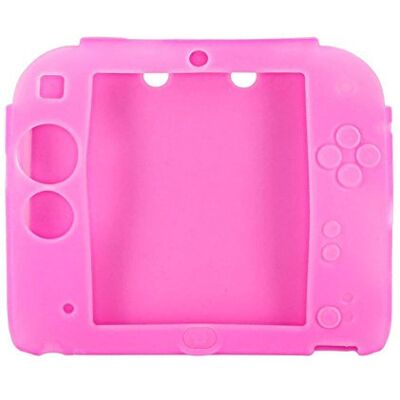OSTENT Funda Protectora de Gel de Silicona con protección Completa para la Consola Nintendo 2DS Color Rosa OSTENT Funda Protectora de Gel de Silicona con protección Completa para la Consola Nintendo 2DS Color Rosa