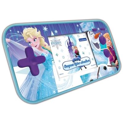 LEXIBOOK Disney Frozen, Compact Cyber Arcade Consola de Juegos portátil, 150 Juegos, LCD, con Pilas, Azul, LEXIBOOK Disney Frozen, Compact Cyber Arcade Consola de Juegos portátil, 150 Juegos, LCD, con Pilas, Azul,