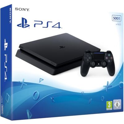Playstation 4 Consola versión Slim (PS4) Capacidad 500GB Chasis tipo F Color negro Playstation 4 Consola versión Slim (PS4) Capacidad 500GB Chasis tipo F Color negro