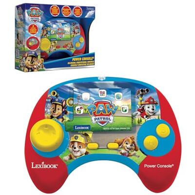 LEXIBOOK , La Pat' Patrulla, Power Console®, Consola de Juegos educativos bilingüe francés/inglés con 100 Actividades, , Azul/Rojo LEXIBOOK , La Pat' Patrulla, Power Console®, Consola de Juegos educativos bilingüe francés/inglés con 100 Actividades, , Azul/Rojo