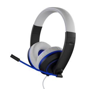 Gioteck - Auricular estereo con cable Gioteck XH-100P blanco y azul para Xbox One, PS4, PS5, Switch y PC (PlayStation 5)
