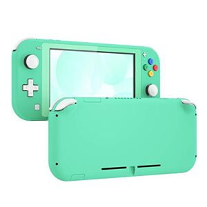 eXtremeRate Carcasa para Nintendo Switch Lite Protector Completo de NSL Mando Portátil Funda Personalizada Cubierta Suave al Tacto Case Shell con Protector de Pantalla para Switch Lite(Menta Verde)