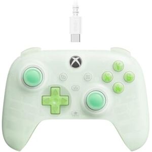 8Bitdo Ultimate Mini Wired Controller for Xbox with RGB Lighting Fire Ring, Hall Effect Joysticks and Triggers, for Xbox Series X S, Xbox One, Windows 10/11 Officially Licensed (Translucent Green) 8Bitdo Ultimate Mini Wired Controller for Xbox with RGB Lighting Fire Ring, Hall Effect Joysticks and Triggers, for Xbox Series X S, Xbox One, Windows 10/11 Officially Licensed (Translucent Green)