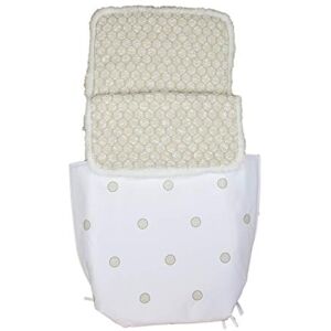 Saco para Capazo Rosy Fuentes - Saco para Bebé Universal - Saco tres usos - Funda para capazo de bebé-0-blanco camel