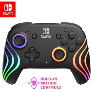 PDP Nintendo Switch Afterglow Wave- Wireless- Black PDP Nintendo Switch Afterglow Wave- Wireless- Black
