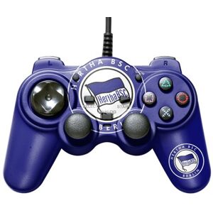 Bigben Hertha BSC Berlin - Analog Controller - Volante/mando (Mando de juegos, Playstation 2, Con cables, 2 m, 225 x 200 x 70 mm, 346 g)