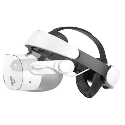 KIWI design H4 Boost Correa para la Cabeza con Batería Compatible con Meta Quest 3/3S Confort Correa Halo KIWI design H4 Boost Correa para la Cabeza con Batería Compatible con Meta Quest 3/3S Confort Correa Halo