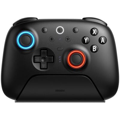 8Bitdo Ultimate 2 Bluetooth Controller for Switch & Windows PC, Switch Pro Controller with TMR Joysticks, Switchable Hall Effect/Tactile Triggers, Vibration and Motion Control, RGB Fire Ring, Black 8Bitdo Ultimate 2 Bluetooth Controller for Switch & Windows PC, Switch Pro Controller with TMR Joysticks, Switchable Hall Effect/Tactile Triggers, Vibration and Motion Control, RGB Fire Ring, Black