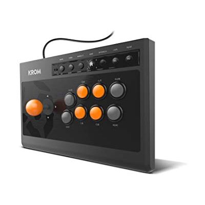 KROM Kumite -NXKMT- Gamepad Arcade Multiplataforma, Fighting Stick, Joystick, modos D-Pad o X/Y input, compatible PC, PS3, PS4 y XBOX One KROM Kumite -NXKMT- Gamepad Arcade Multiplataforma, Fighting Stick, Joystick, modos D-Pad o X/Y input, compatible PC, PS3, PS4 y XBOX One