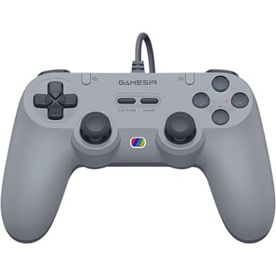 GameSir Tegenaria Lite Controlador Cableado para PC, Tasa de Sondeo de 1000Hz, Joysticks de Efecto Hall y 2 Botones Remapeables,Turbo, Controlador de Juegos para Steam/Android/iOS/Switch (Gris) GameSir Tegenaria Lite Controlador Cableado para PC, Tasa de Sondeo de 1000Hz, Joysticks de Efecto Hall y 2 Botones Remapeables,Turbo, Controlador de Juegos para Steam/Android/iOS/Switch (Gris)