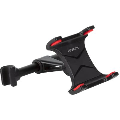 Konix Mythics Soporte para el reposacabezas del asiento del coche para Nintendo Switch, Switch Lite, Switch OLED y Smartphone Negro Konix Mythics Soporte para el reposacabezas del asiento del coche para Nintendo Switch, Switch Lite, Switch OLED y Smartphone Negro